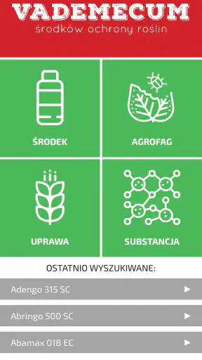 Vademecum środków ochrony rośl screenshot