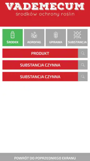 Vademecum środków ochrony rośl screenshot