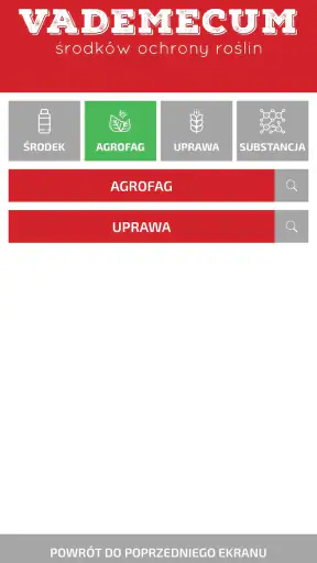 Vademecum środków ochrony rośl screenshot