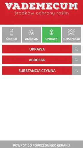Vademecum środków ochrony rośl screenshot