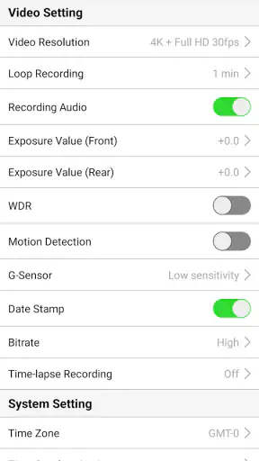 VIOFO screenshot