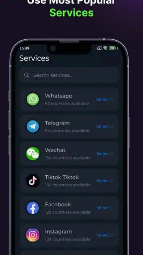 Virtual Number SMS - SmsCode screenshot