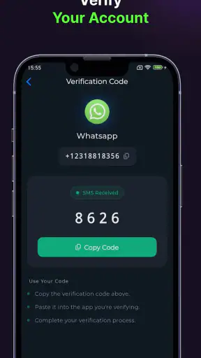 Virtual Number SMS - SmsCode screenshot