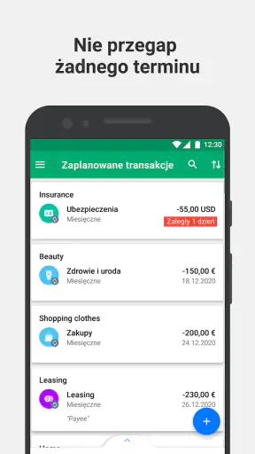 Wallet - przychody i wydatki screenshot