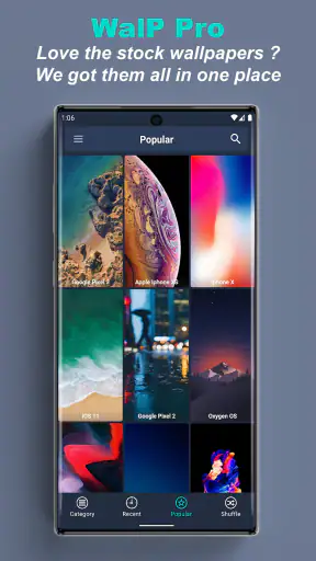 WalP Pro - Stock HD Wallpapers screenshot