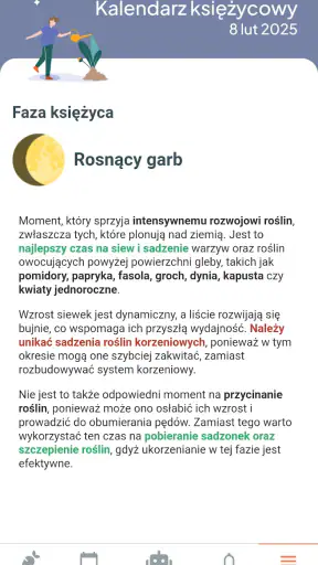 Warzywny kalendarz screenshot