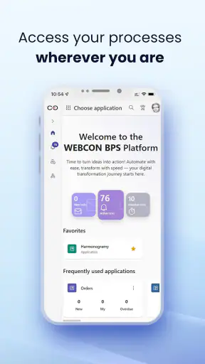 WEBCON screenshot