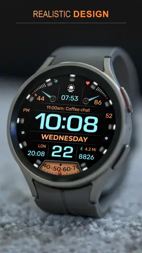 WFP 233 Digital watch face screenshot