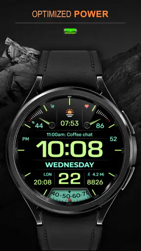 WFP 233 Digital watch face screenshot