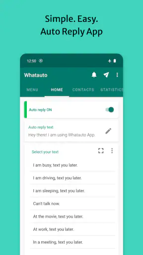 Whatauto - Auto Reply screenshot