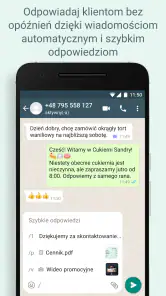 WhatsApp Business screenshot