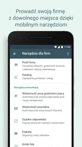 WhatsApp Business screenshot