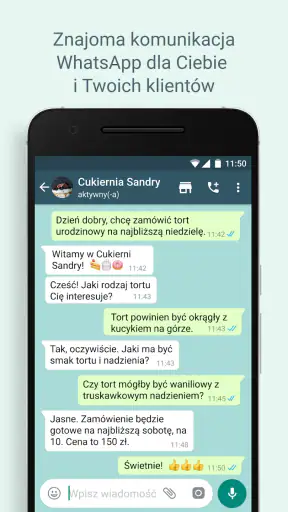 WhatsApp Business screenshot