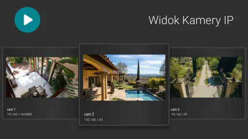 Widok Kamery IP screenshot