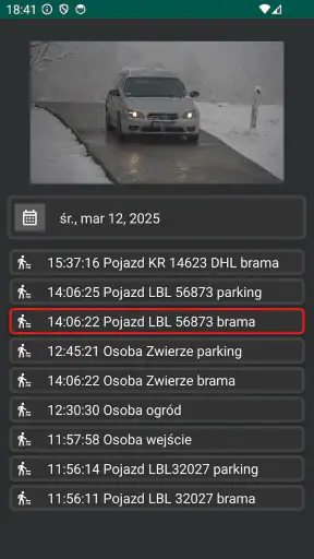 Widok Kamery IP screenshot