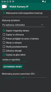 Widok Kamery IP screenshot