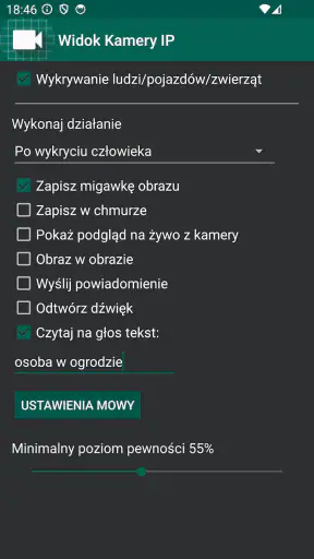 Widok Kamery IP screenshot