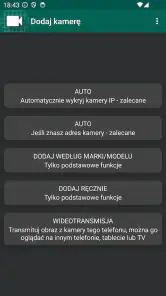Widok Kamery IP screenshot