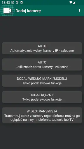 Widok Kamery IP screenshot