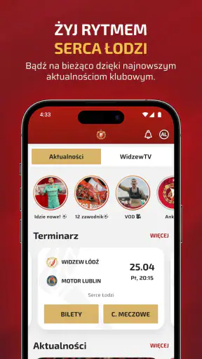 Widzew Łódź screenshot