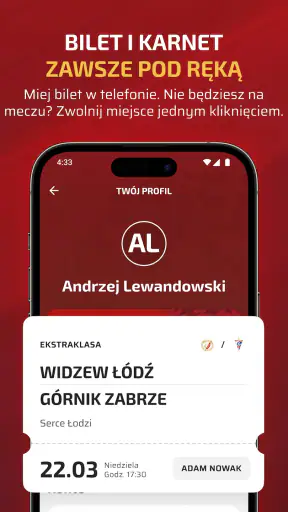Widzew Łódź screenshot