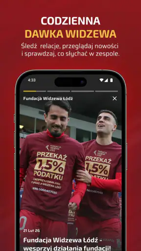 Widzew Łódź screenshot