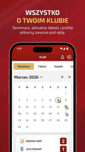 Widzew Łódź screenshot