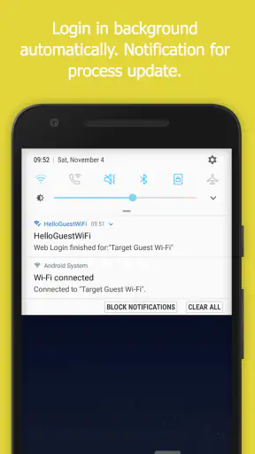 WiFi Web Login screenshot