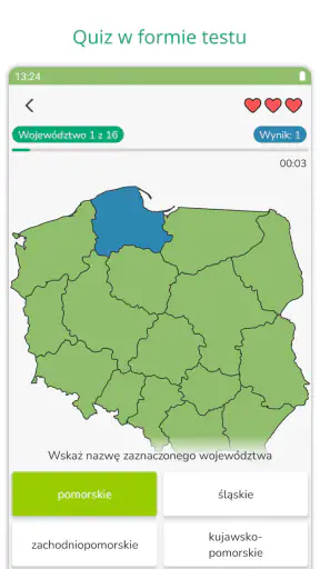 Województwa: Mapa Polski Quiz screenshot