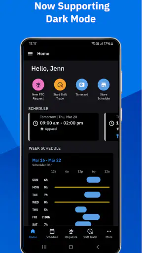Workcloud Shift screenshot