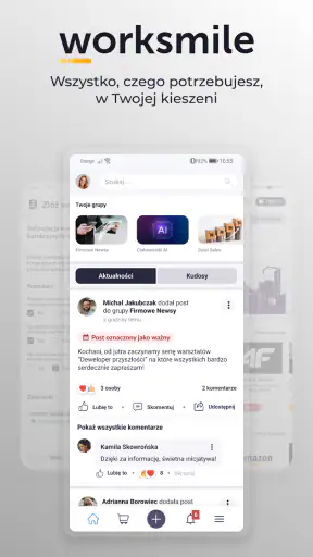 Worksmile screenshot