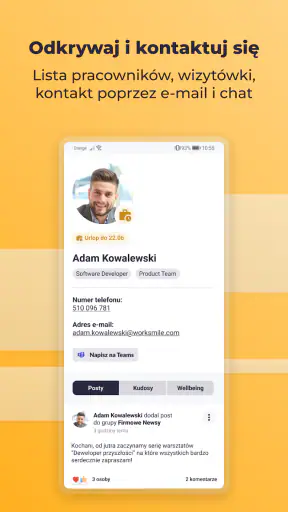 Worksmile screenshot