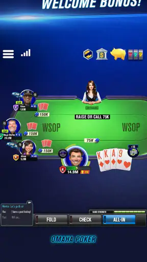 WSOP Poker Texas Holdem Game screenshot
