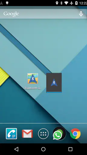 Wyjście Bluetooth GPS screenshot