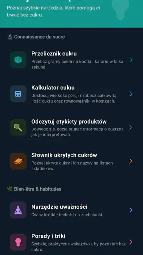 Wyzwanie bez cukru screenshot