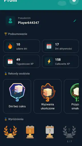 Wyzwanie bez cukru screenshot