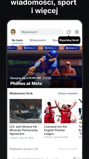 X screenshot
