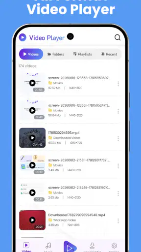 Xen Video Player - All Formats screenshot