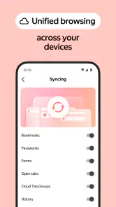Yandex Browser screenshot