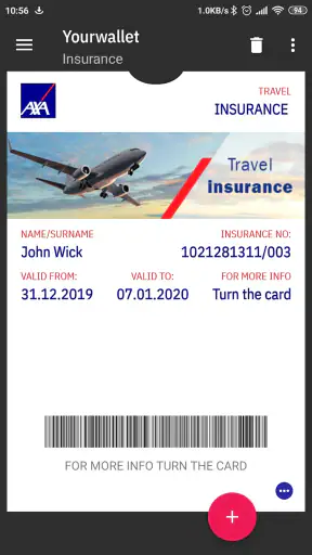 Yourwallet screenshot