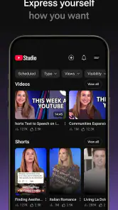 YouTube Studio screenshot