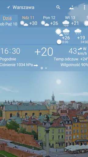 YoWindow Dokładna Pogoda screenshot