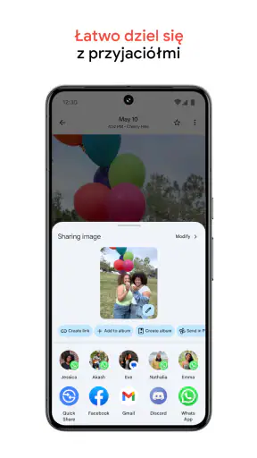Zdjęcia Google screenshot