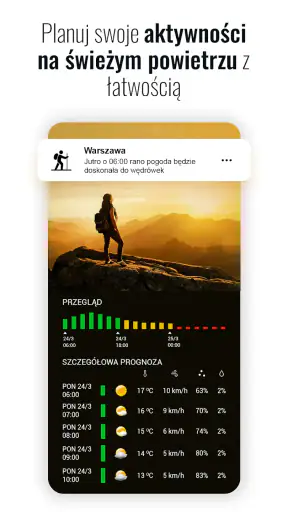 Zegar i pogoda Sense Flip screenshot
