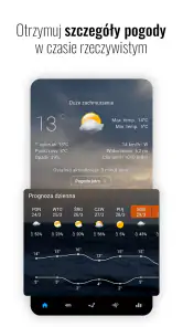 Zegar i pogoda Sense Flip screenshot