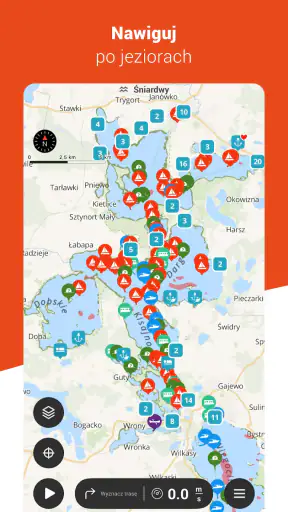 Żegluj: nawigacja wodna i mapy screenshot