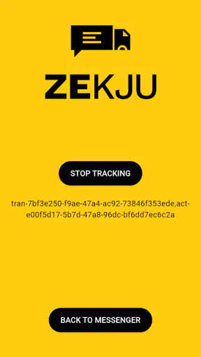 ZeKju Tracking Companion screenshot