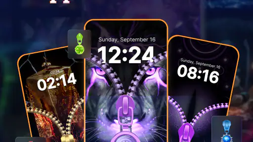 Zipper Lock HD - HQ Wallpaper screenshot