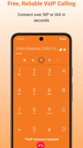 Zoiper IAX SIP VOIP Softphone screenshot