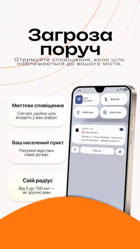 Карта Тривог - RadarUA screenshot